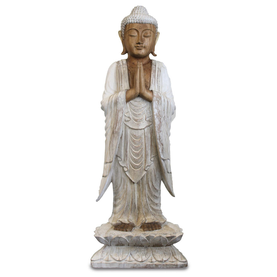 Buda de madera de pie · Bienvenida · Encalado · 1 m